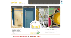Desktop Screenshot of busnellimaterialiedili.it