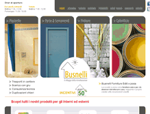 Tablet Screenshot of busnellimaterialiedili.it